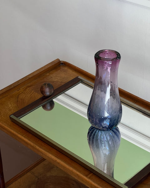 Vintage purple/blue Murano vase