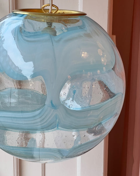 Ceiling lamp - Light blue / clear (D40)