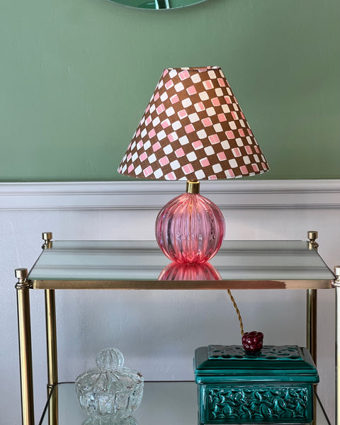 Vintage Murano table lamp (incl. lampshade)