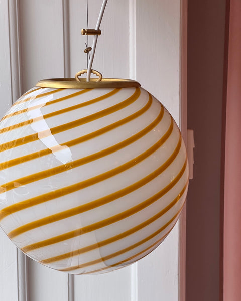 Ceiling lamp - Amber swirl (D30)