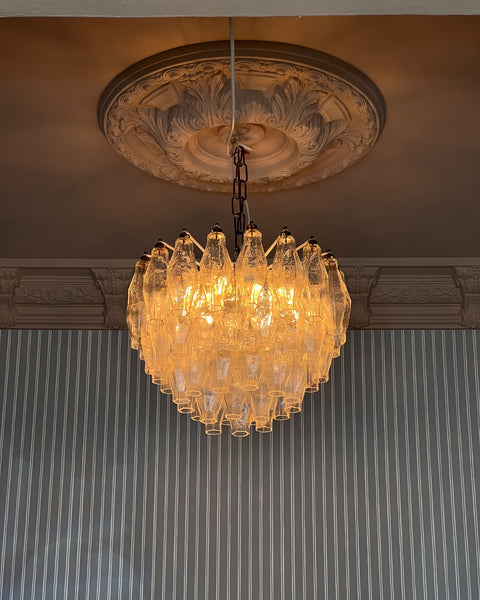 Vintage Carlo Scarpa Murano chandelier