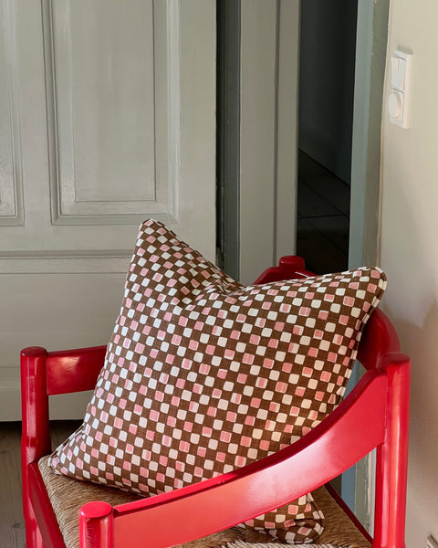 Faye cushion - Brown