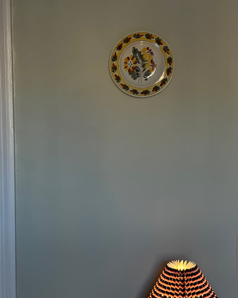 Vintage ceramic wall plate