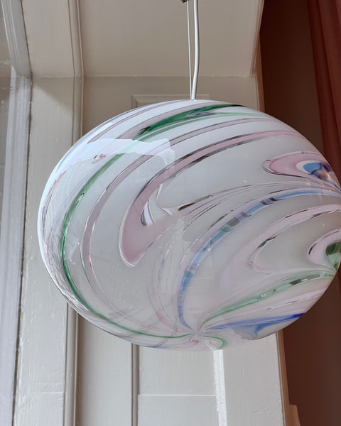 Vintage Murano Multi-coloured/transparent ceiling lamp (D35)