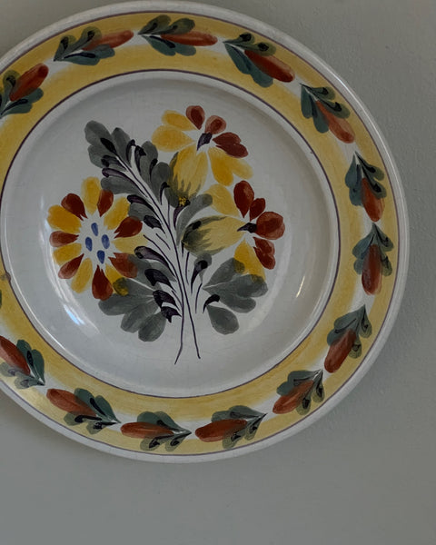 Vintage ceramic wall plate