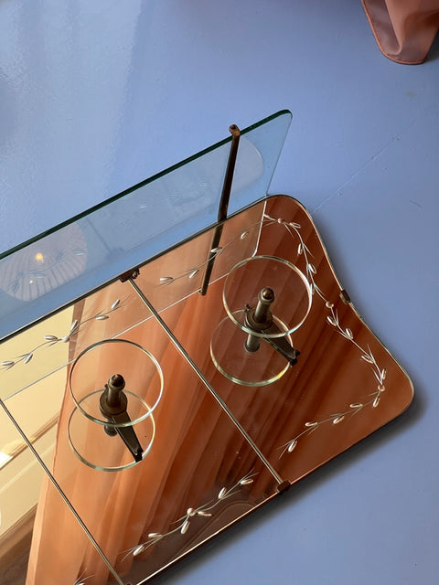 Vintage coat rack by Cristal Art