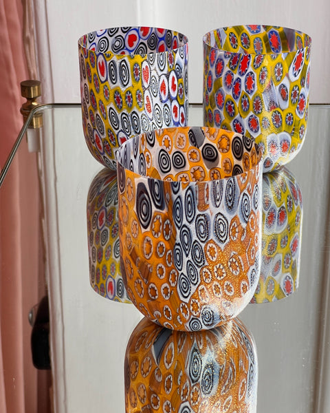 Vintage Murano Millefiori glass