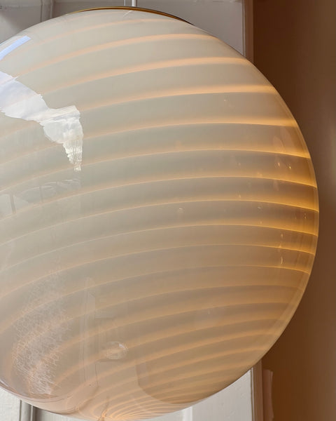 Ceiling lamp - Light yellow/cream swirl (D45)
