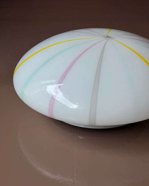 Vintage Murano multi-colored ceiling/wall lamp (D38)