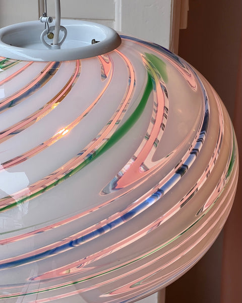 Vintage Murano Multi-coloured/transparent ceiling lamp (D45)