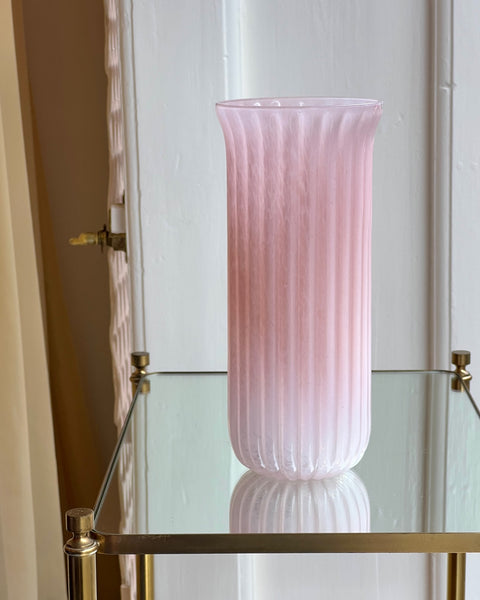 Vintage pink Murano vase