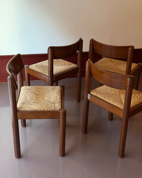 Campiglia Chairs by Vico Magistretti for Schiffini (Set of 4)