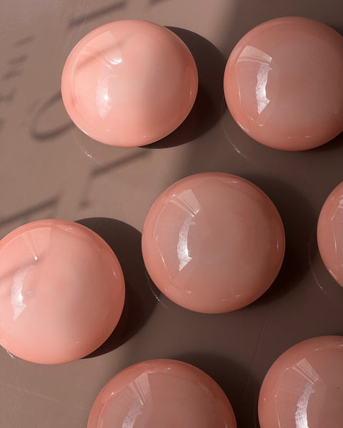 Vintage Murano peach ceiling/wall lamp (D20)