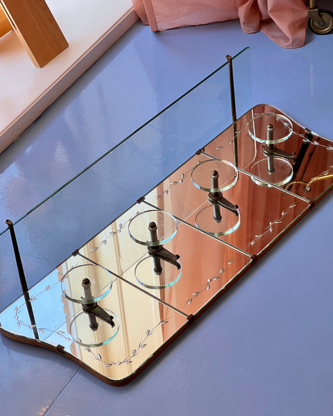 Vintage coat rack by Cristal Art