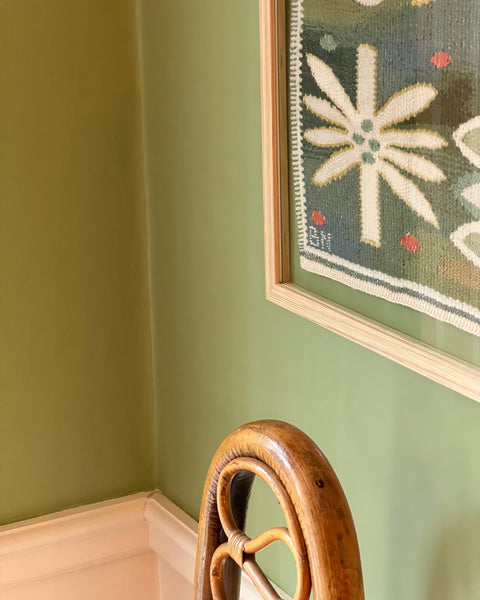 Vintage handwoven wall tapestry by Barbro Nilsson (BN)