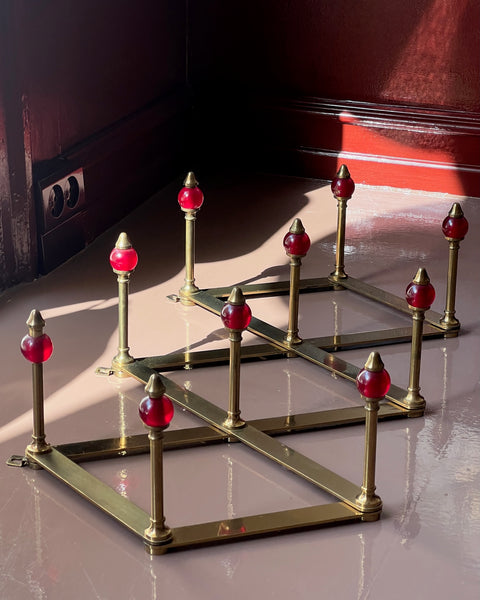 Vintage Azucena Brass Coat Hanger by Luigi Caccia Dominioni