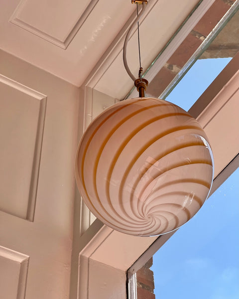 Ceiling lamp - Caramel swirl (D20)