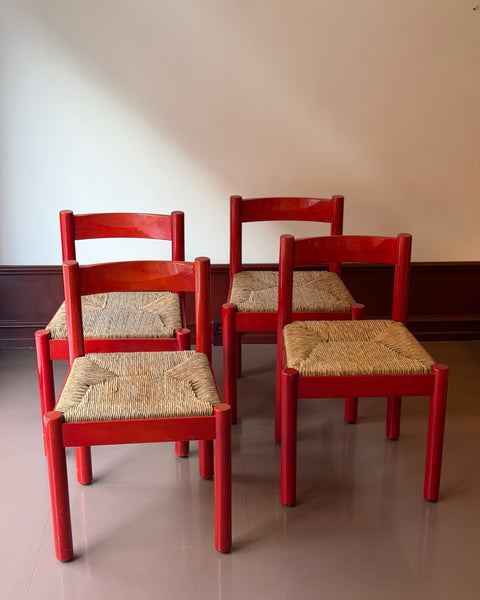 Carimate chair by Vico Magistretti (4 available)