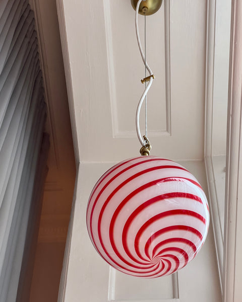 Ceiling lamp - Red swirl (D20)