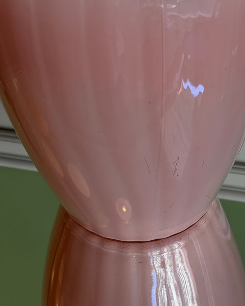 Vintage peach Murano vase