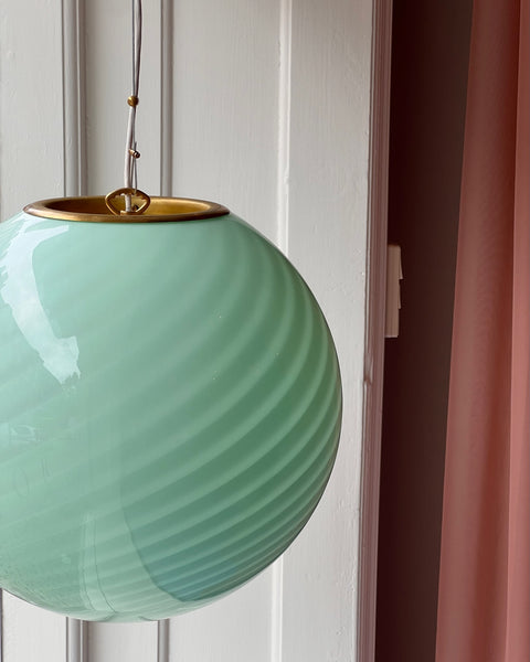 Ceiling lamp - Light green/mint swirl (D40)