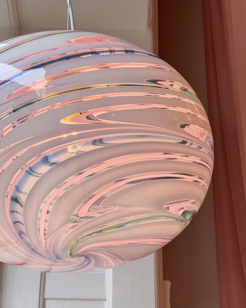 Vintage Murano Multi-coloured/transparent ceiling lamp (D45)