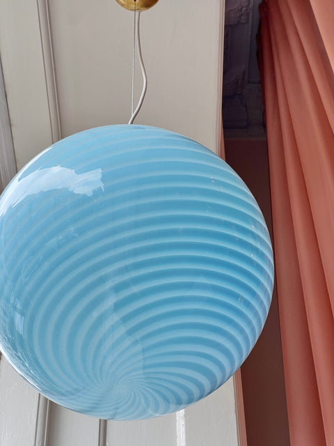 Ceiling lamp - Light blue swirl (D40)