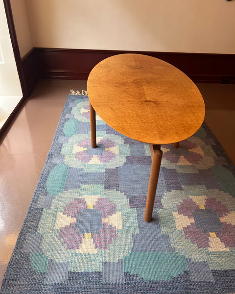 Vintage oak coffee table by Ole Wanscher