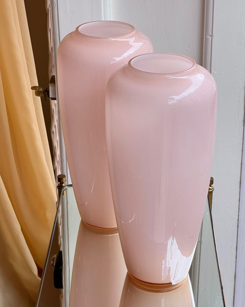 Vintage pink Murano vase