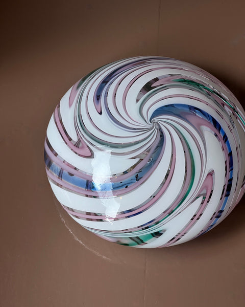 Vintage Murano multi-colored ceiling/wall lamp (D38)