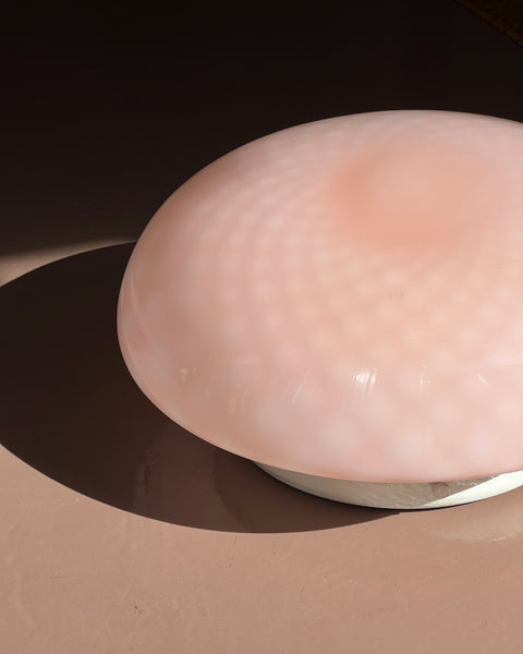 Vintage Murano pink ceiling/wall lamp (D35)