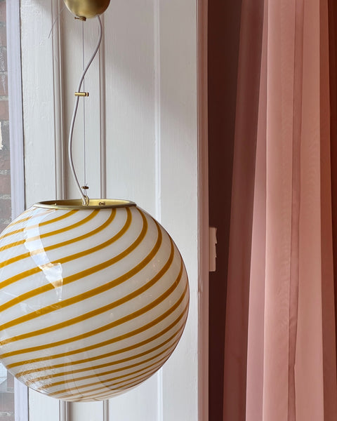 Ceiling lamp - Amber swirl (D45)