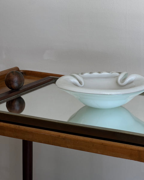 Vintage Murano shell bowl