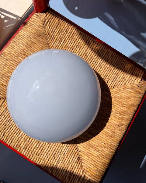 Vintage Murano blue/lavender ceiling/wall lamp (D24)