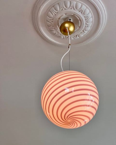 Ceiling lamp - Pink lavender swirl (D30)