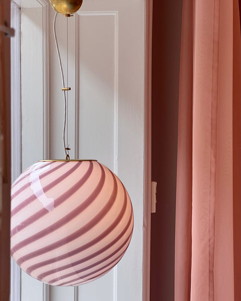 Ceiling lamp - Pink lavender swirl (D40)