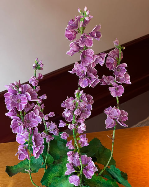 Paper flower ”Purple primrose japonica”