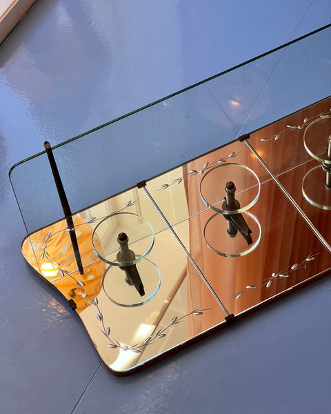 Vintage coat rack by Cristal Art