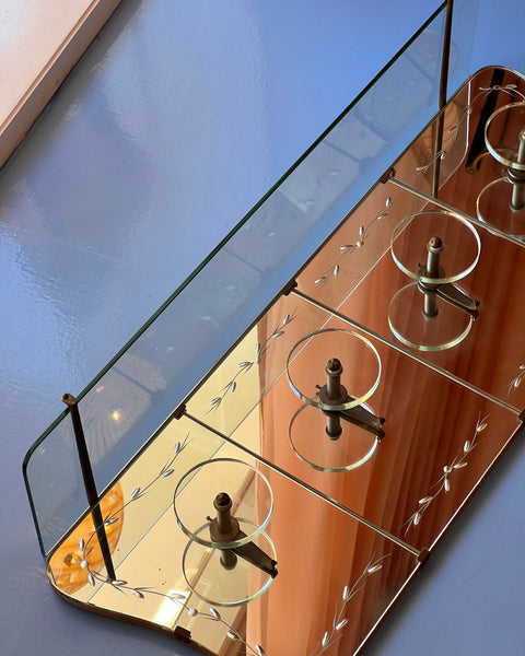 Vintage coat rack by Cristal Art