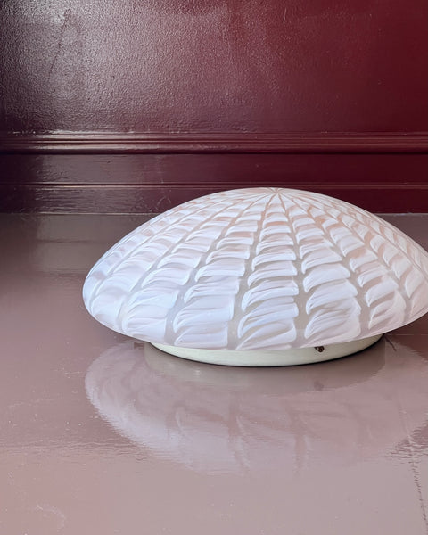 Vintage Murano blured pink ceiling/wall lamp (D36)