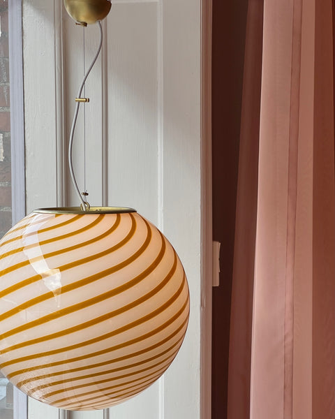 Ceiling lamp - Amber swirl (D45)