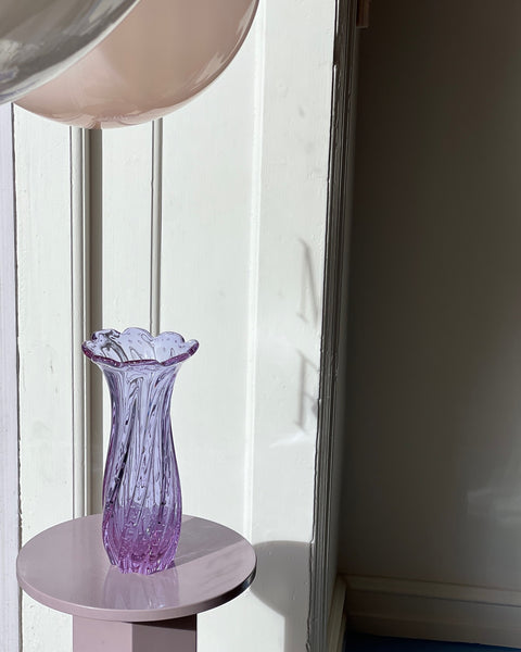 Vintage purple Murano vase