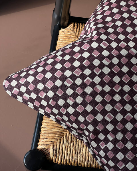 Faye cushion - Plum