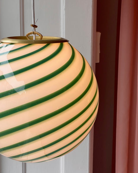 Ceiling lamp - Green swirl (D30)
