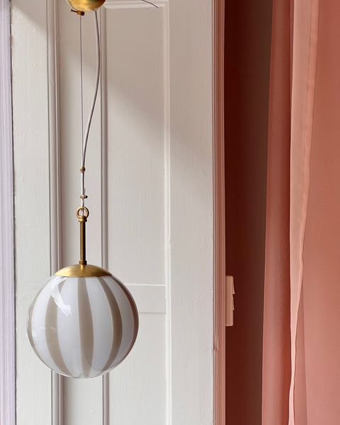 Ceiling lamp - Grey vertical stripes (D20)