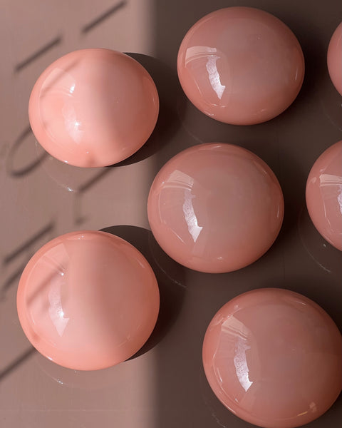 Vintage Murano peach ceiling/wall lamp (D20)