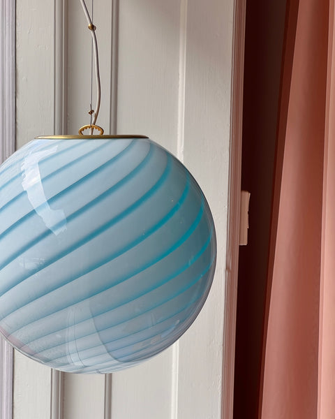 Ceiling lamp - Aqua blue swirl (D40)