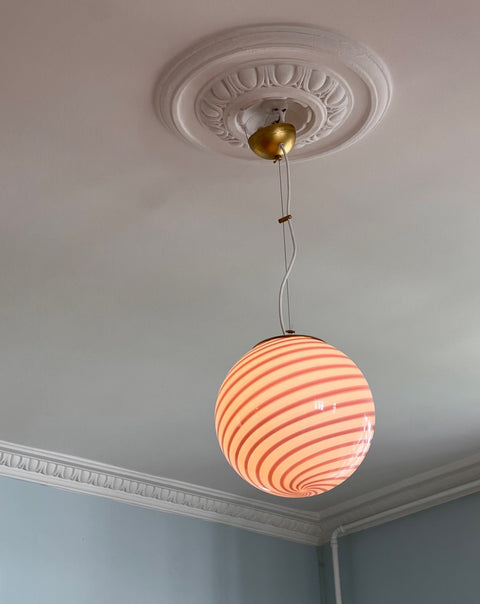 Ceiling lamp - Pink lavender swirl (D30)