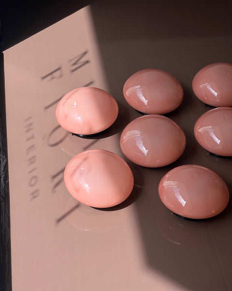 Vintage Murano peach ceiling/wall lamp (D20)