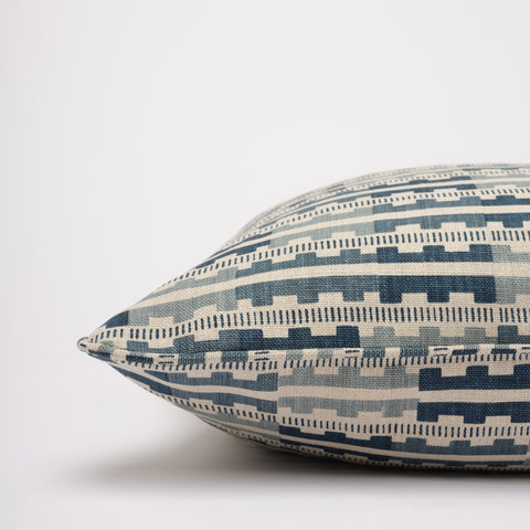Marianne cushion - Indigo Natural